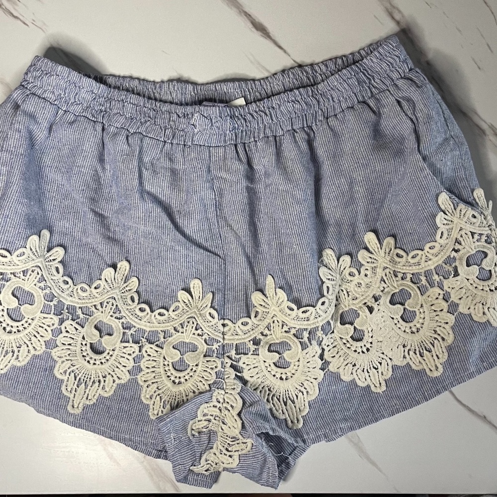 Blue summer shorts
